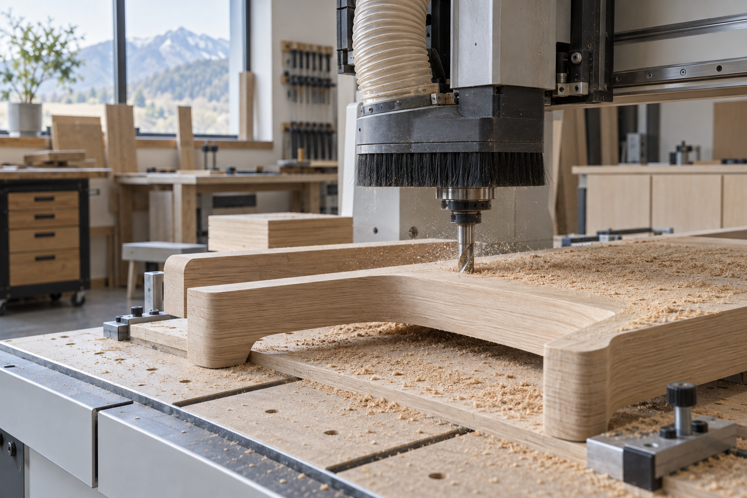 Moderne CNC-Fertigung in der Tischlerei